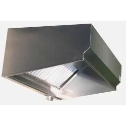 9Ft Stainless Steel Restaurant Range Grease Hood NSF NFPA96 9Ft Stainless Steel Restaurant Range Grease Hood NSF NFPA96