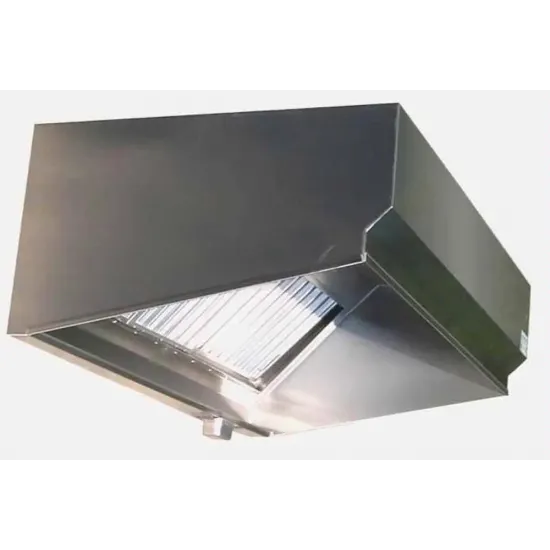 10Ft Stainless Restaurant Range Grease Hood NSF NFPA96 10Ft Stainless Restaurant Range Grease Hood NSF NFPA96